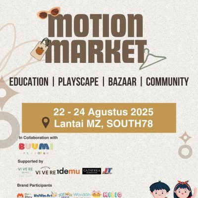 Motion Market is Coming to Gading Serpong! Experience BUUMI Play to Go, FREE Body Combat, Tamiya Race & Exciting Bazaar in One Day!